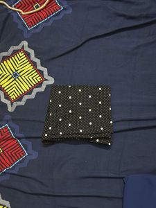 Black Polka Dot Dupatta