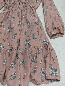 Chic Floral Print Midi Dress