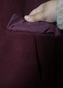 Burgundy Trench Coat