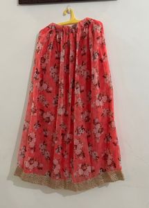 grey and pink lehnga choli set