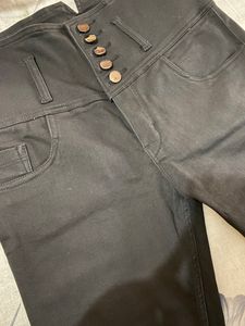 Black High Waist Jeans