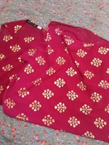 Nikhilthampi×Indya Pink Floral Print Dupatta