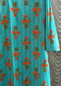 Floral Print Short Kurti