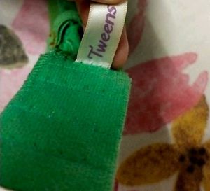 green bra slightly padded