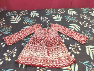 Red top or short kurti