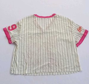 LA "79" Striped Crop Top