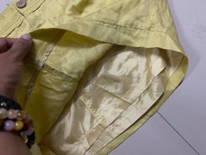 Yellow Mini Skirt