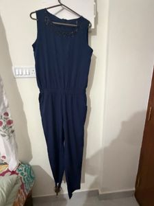 Elegant Navy Jumpsuit only brand