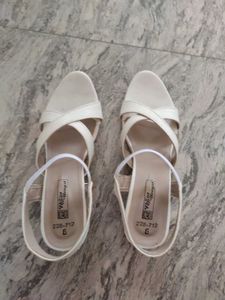 Women's White Strappy Sandals