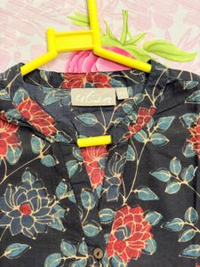 New Floral Print Kurta