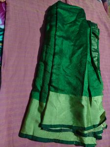 Emerald Green Silk Saree