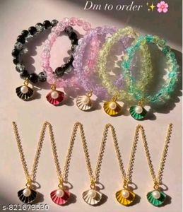 Chic Shell Charm Bracelets & Necklaces