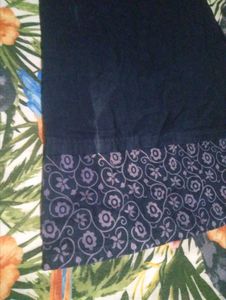 Navy Blue Sleeveless Dress