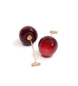 Cute Cherry Drop Earrings