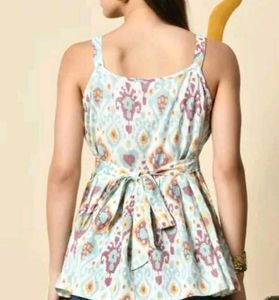 Stylish Printed Peplum Kurti