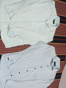 Men's Sea Green &amp; Light Blue Button-Up Shirt Combo