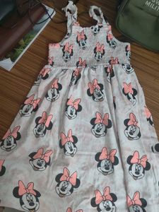 Cute Minnie Mouse Dress for Girls
