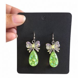Cute Bow Teardrop Earrings