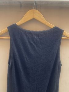 Navy Blue Sleeveless Tank Top