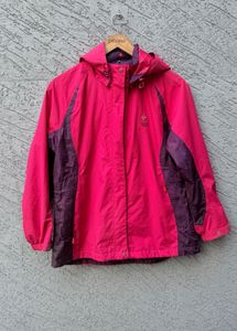 Vibrant Pink & Purple Hooded Jacket
