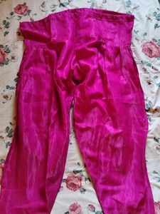 Vibrant Pink Silk Salwar