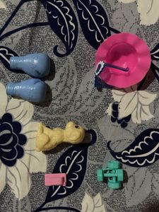 Barbie Doll Dog with Accessories Set
