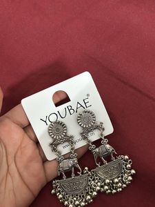 Ethnic Oxidized Silver Jewellery Set of 3