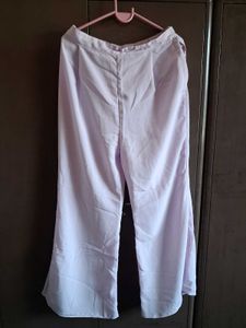 Light Purple Printed Kurta Set with Palazzo