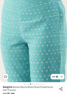 Floral Printed Kurta with Trousers