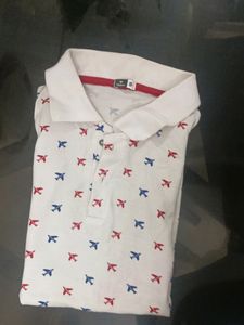 White T-Shirt With Print