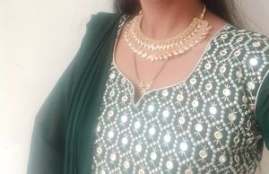Bottle Green Naira Cutt Dresses