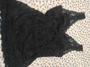 Elegant Black Lace Tank Top