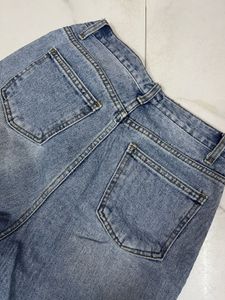 Light Blue Wide Leg Jeans