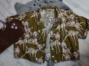 Cute Bambi Print Shirt