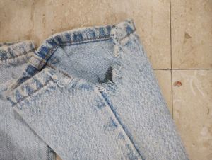 Light Wash Straight Leg Jeans