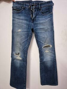 Ripped Blue Jeans