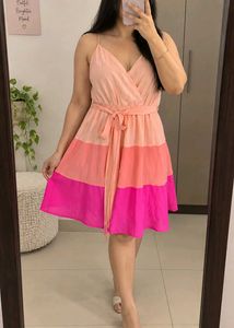 🔥Buy1, Get 1 Free 🔥 Imported ✈️Color Block Dress