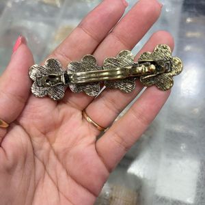 Vintage Floral Hair Clip