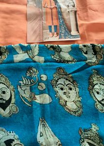Semi Stitched Chanderi Suit