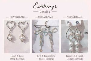 Pearl & Rhinestone Earrings