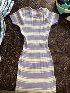 Striped Bodycon Mini Dress