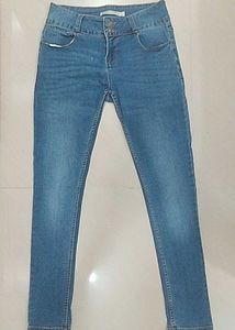 Max Vintage Blue Denim Jeans(mid rise)