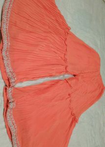 Designer Short Frock with Garara &amp; Dupatta