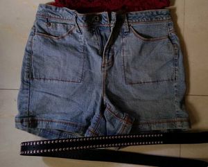 Light Wash Denim Shorts
