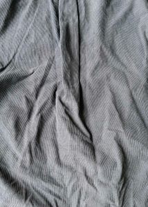 velvet Dark Blue Casual Button-Up Shirt