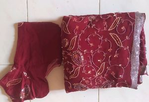 Heavy Work Saree