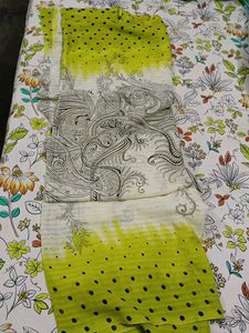 NEW Beautiful Polka Dot Saree