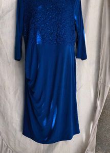 Royal Blue Sparkle Dress XL
