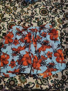 Floral Print Women's Shorts