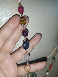 Navratan Long Gems Mala